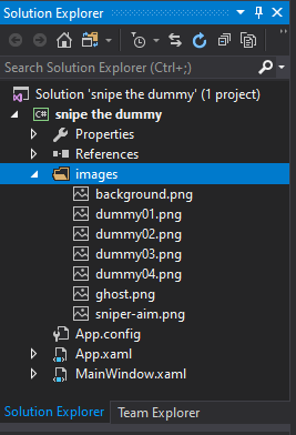 mooict wpf c# snipe the dummy game - image implementation completed
